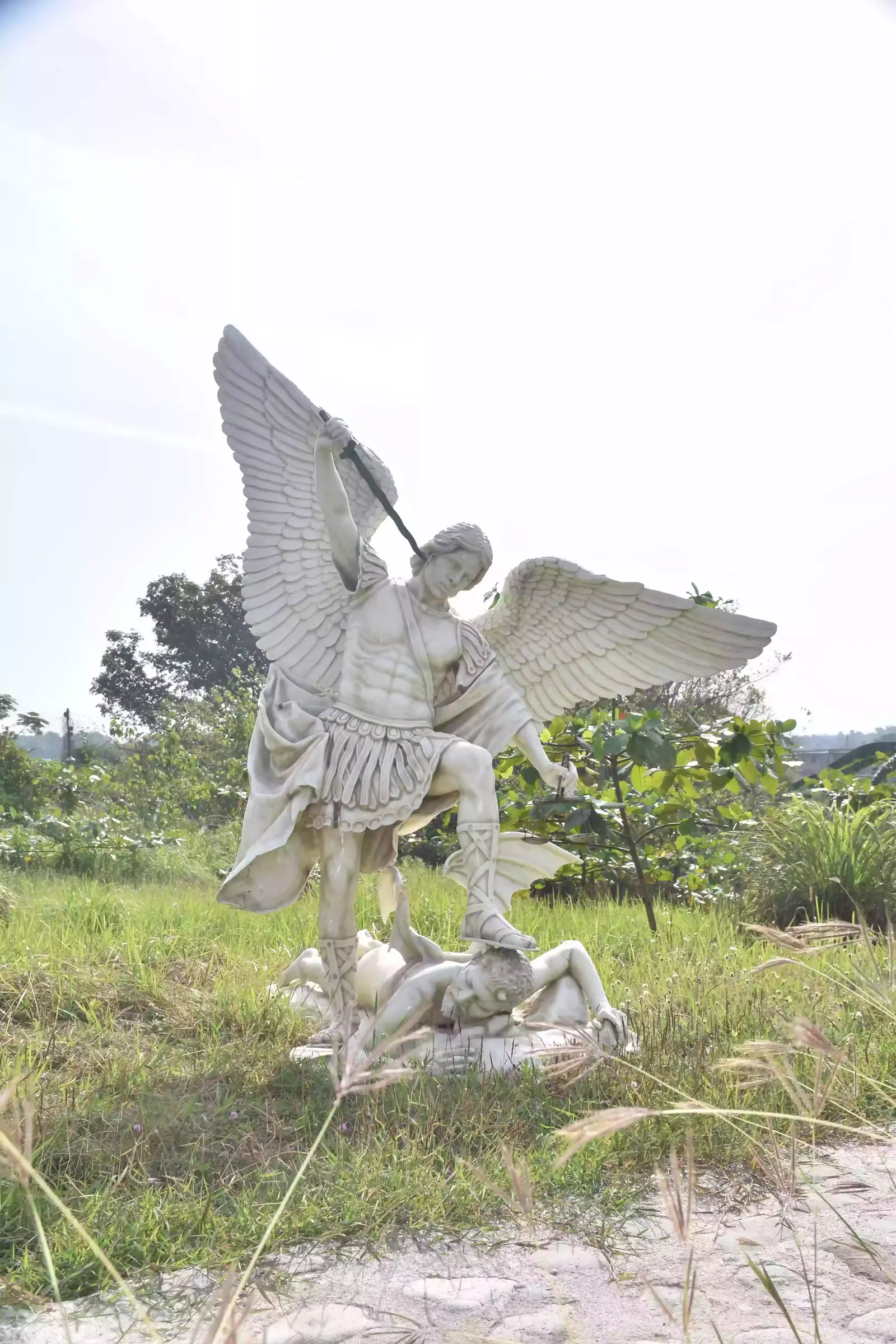 Statue of Archangel Michael at Mt. Grona pilgrimage site
